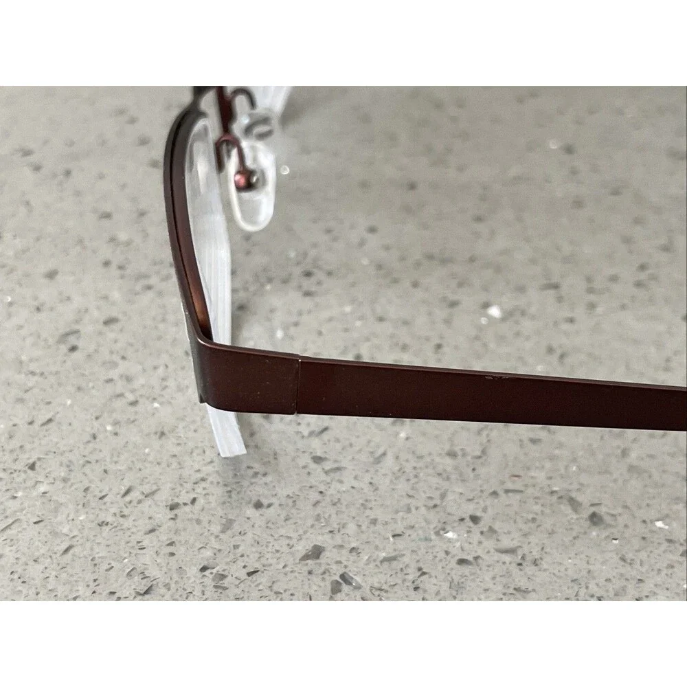 Eyebuydirect Mark 54-18-145 C1 Coffee Brown Metal Eyeglasses FRAMES ONLY